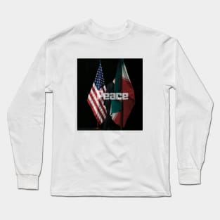 Paix USA vs IRAN Long Sleeve T-Shirt